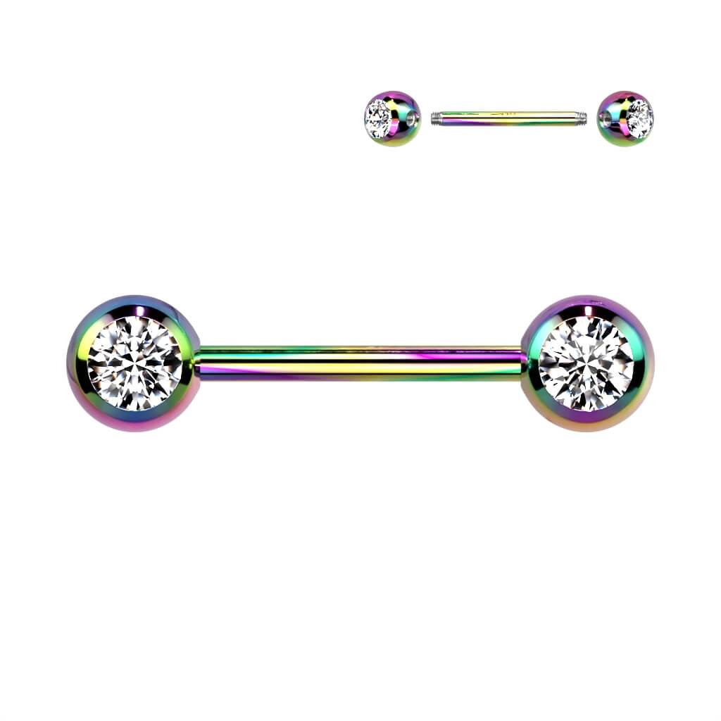 Nippelpiercing Kugel Zirkonia - Image 5