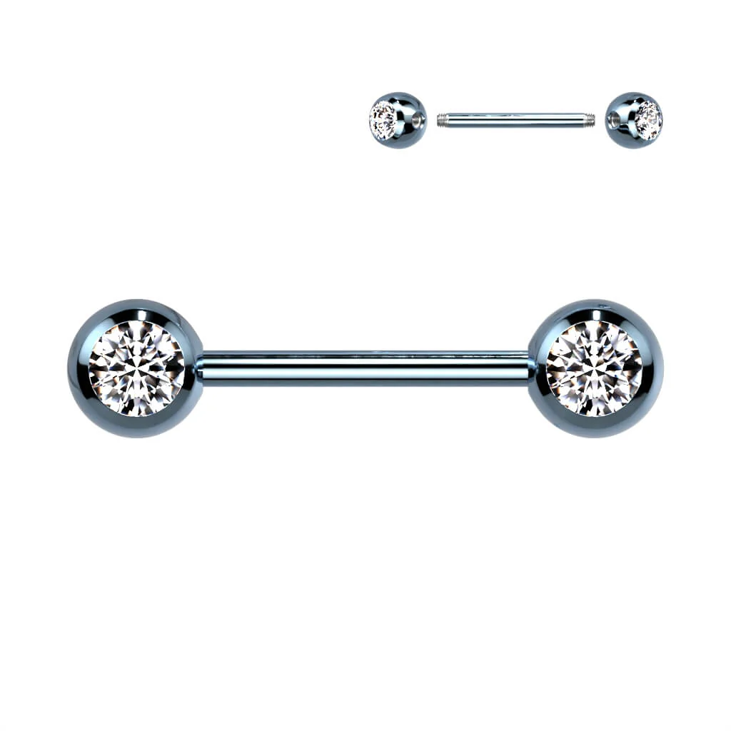 Nippelpiercing Kugel Zirkonia - Image 9