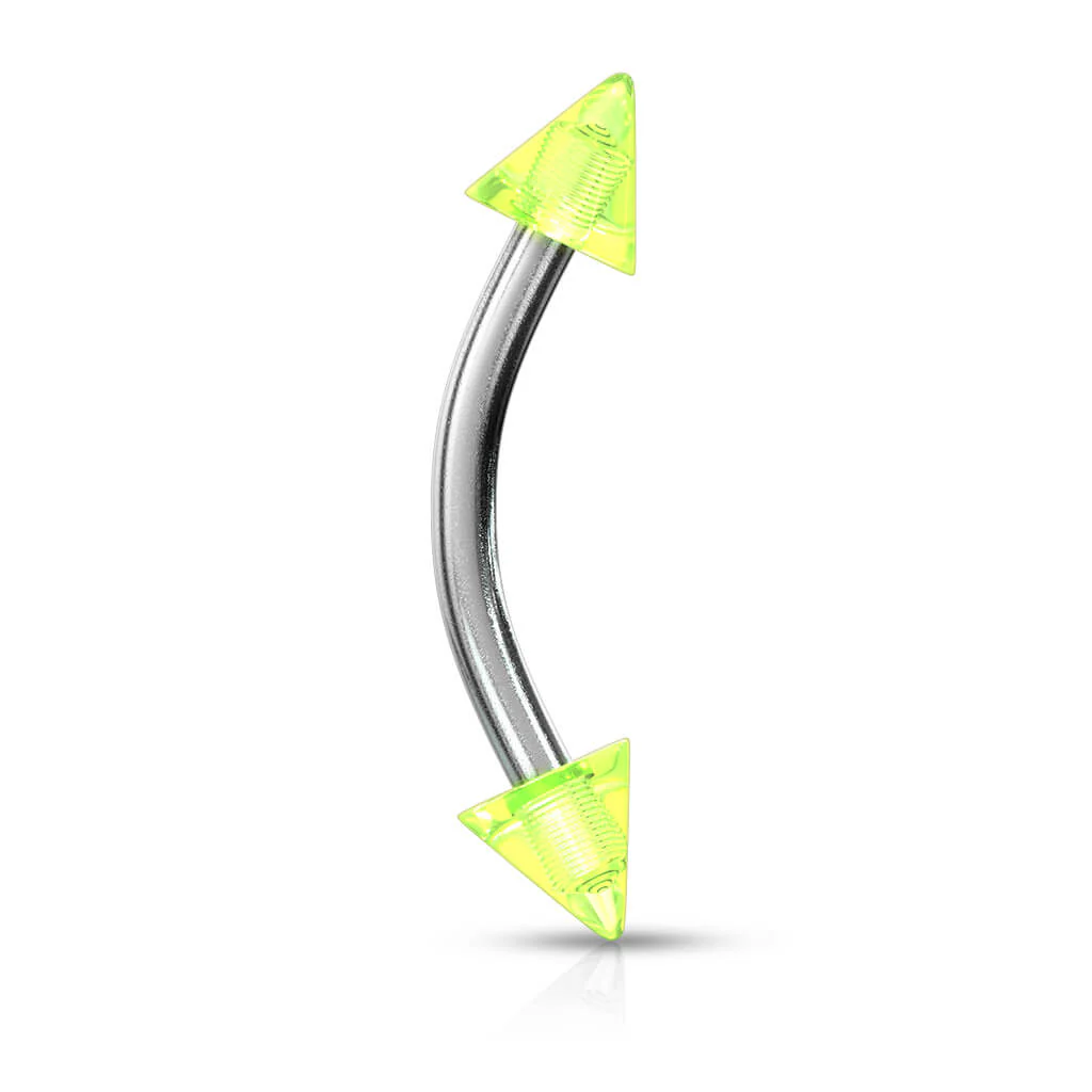 Augenbrauenpiercing Acryl Stachel - Image 5