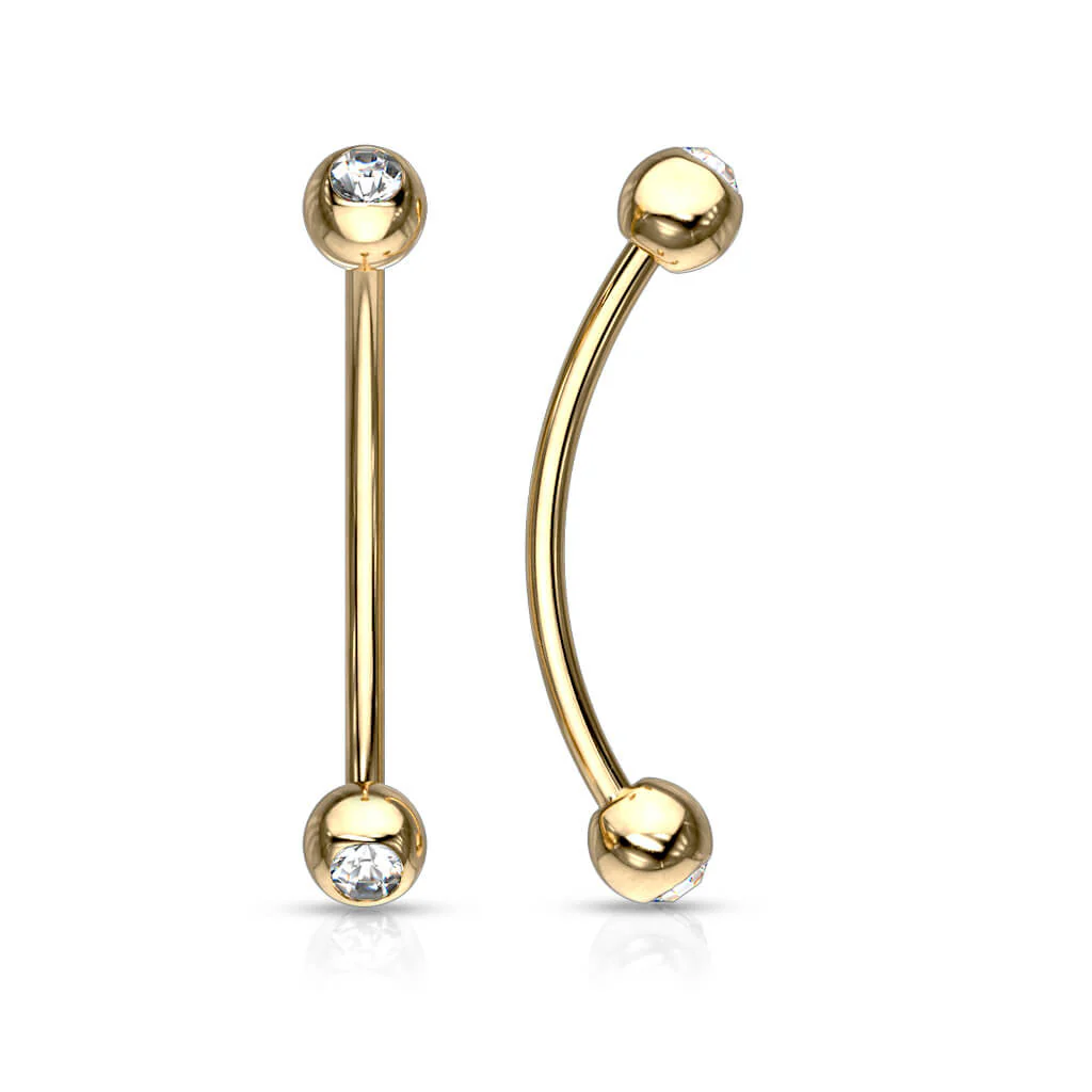 Curved Barbell Kugel Zirkonia - Image 4