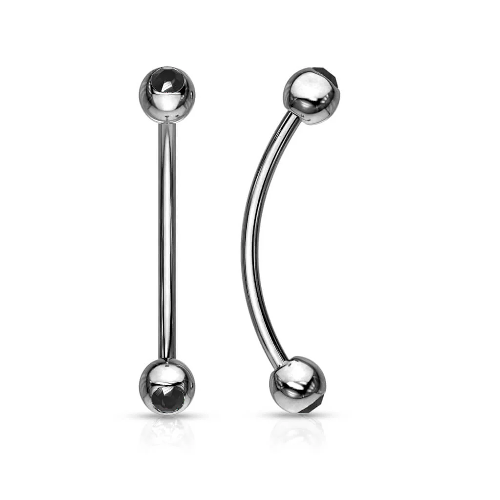 Curved Barbell Kugel Zirkonia - Image 6