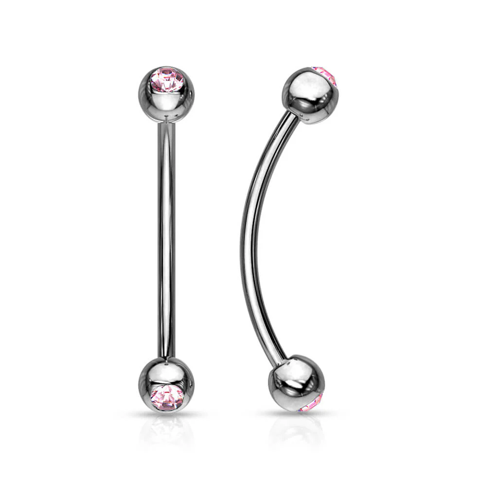 Curved Barbell Kugel Zirkonia - Image 9