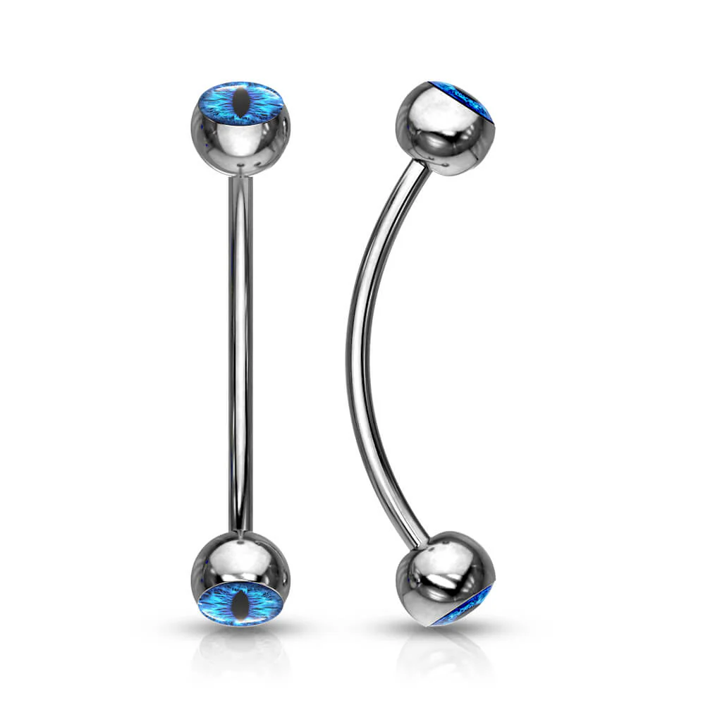 Curved Barbell Kugel Auge - Image 2