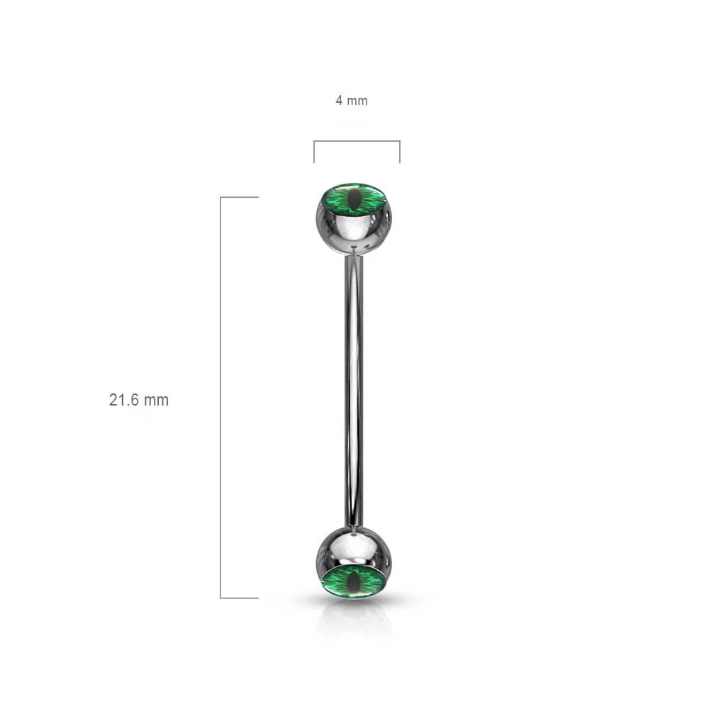 Curved Barbell Kugel Auge - Image 3