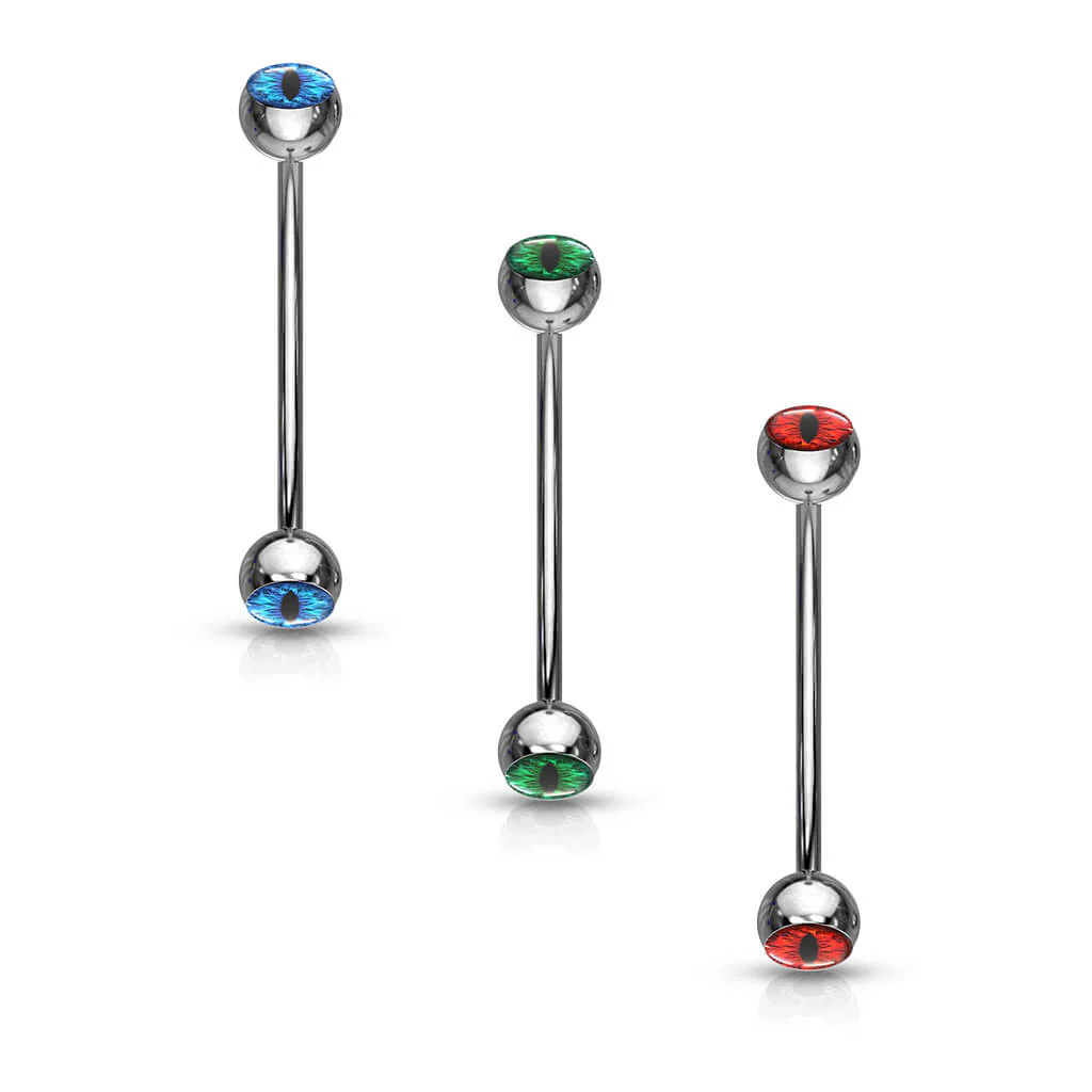Curved Barbell Kugel Auge - Image 5
