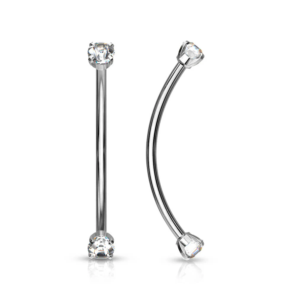 Curved Barbell Zirkonia - Image 2