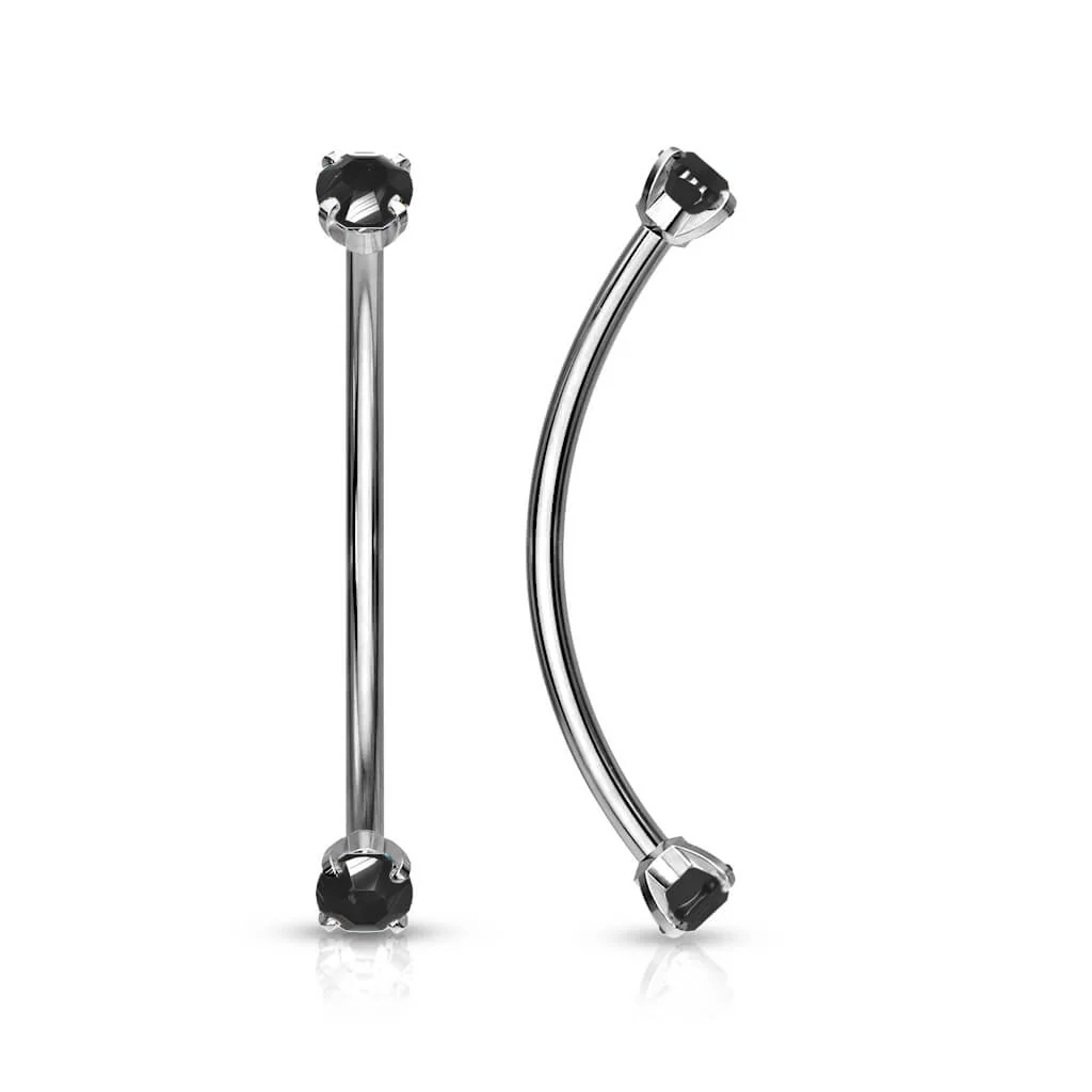 Curved Barbell Zirkonia - Image 6