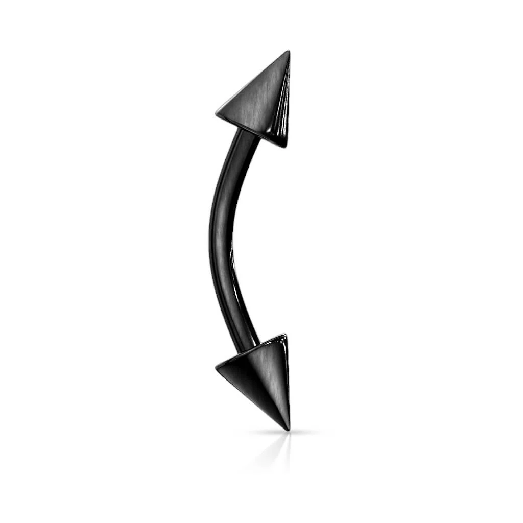 Augenbrauenpiercing Stachel Titan PVD - Image 4