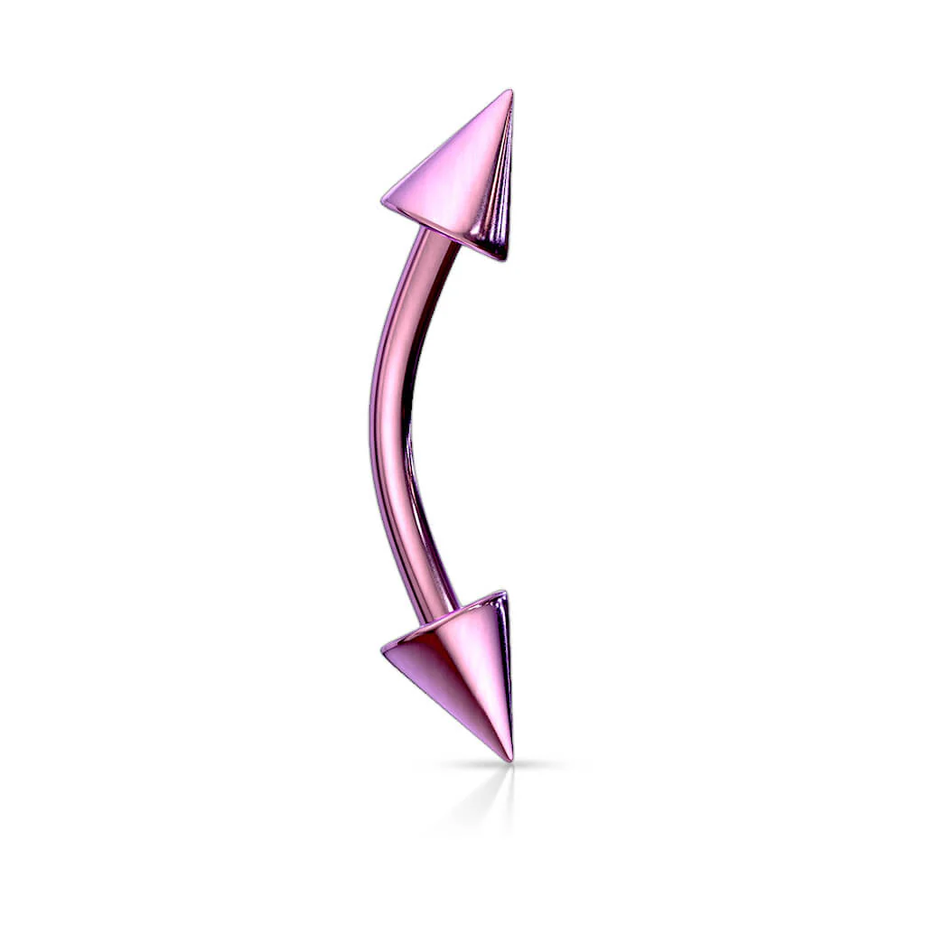 Augenbrauenpiercing Stachel Titan PVD - Image 6
