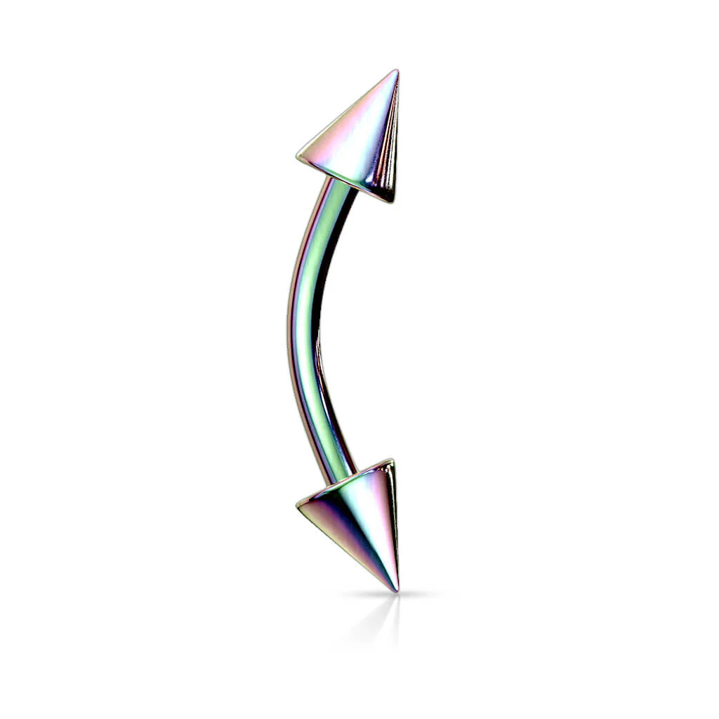 Augenbrauenpiercing Stachel Titan PVD - Image 9