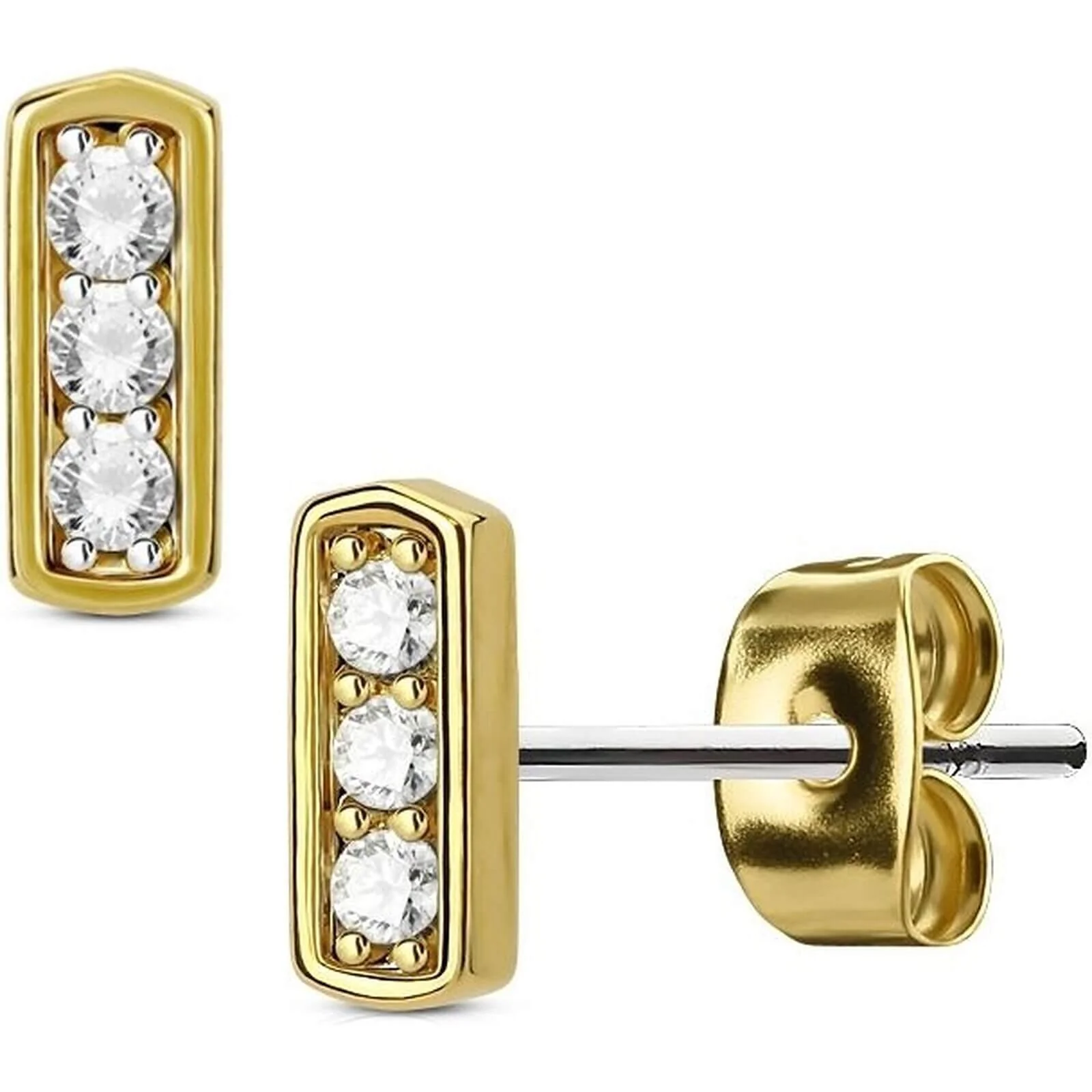 Ohrstecker 3 Zirkonia