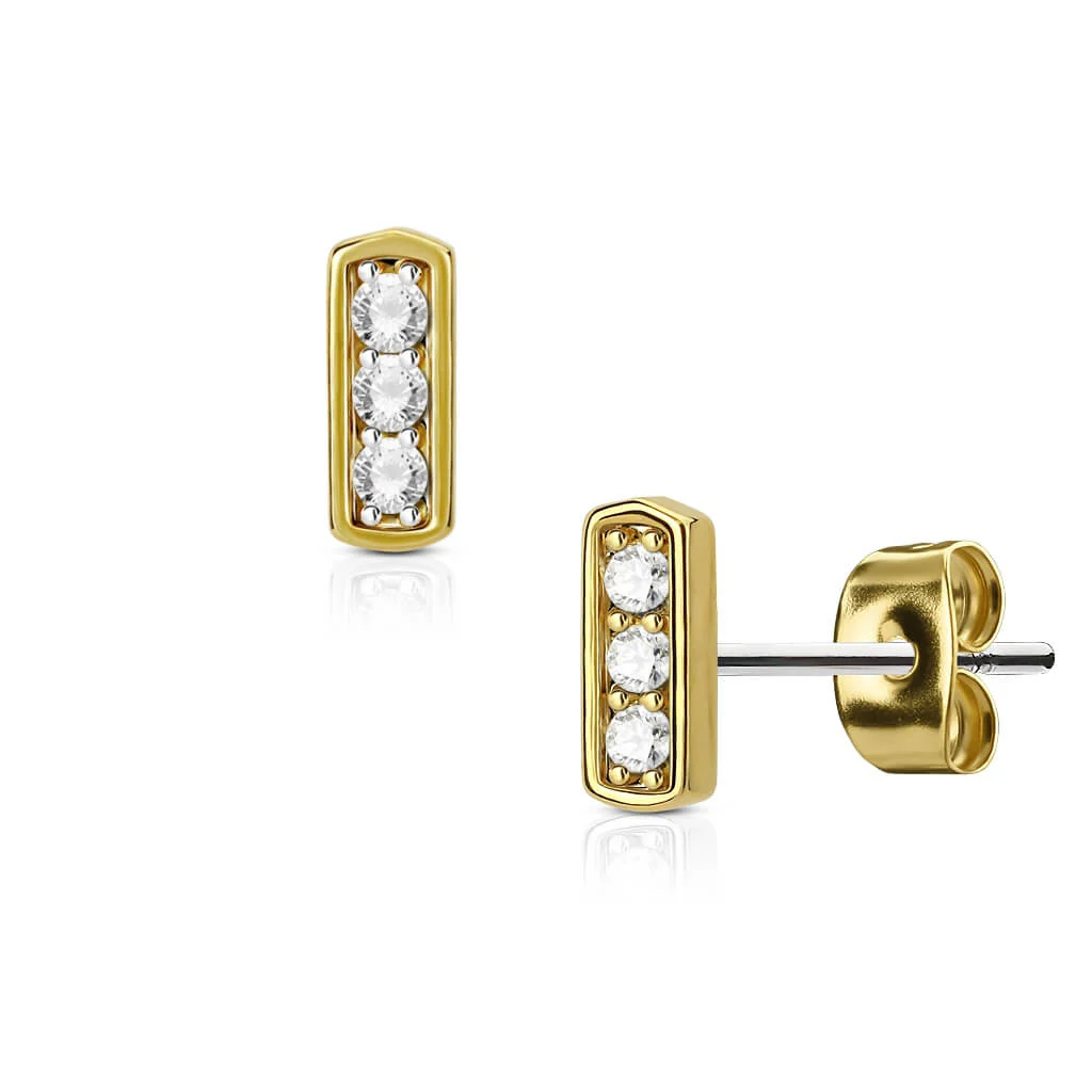 Ohrstecker 3 Zirkonia - Image 3