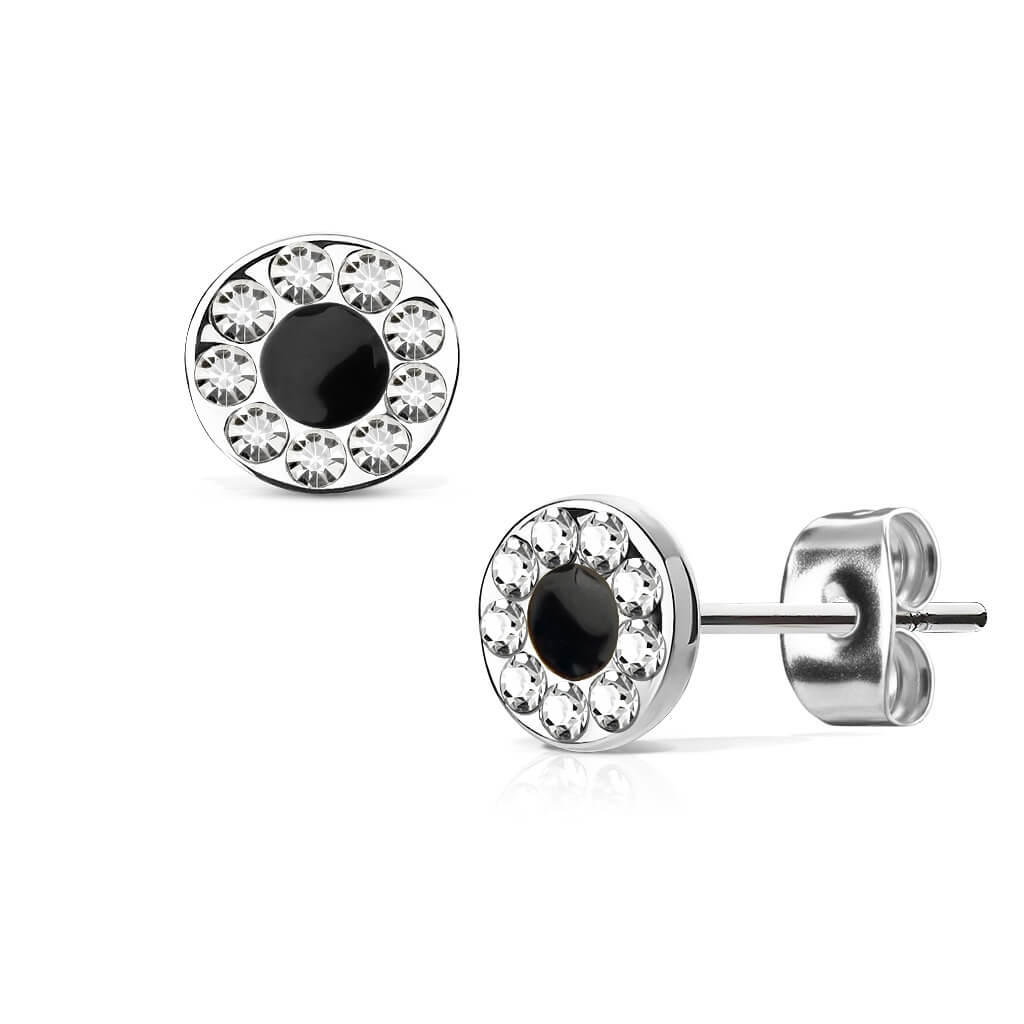 Ohrstecker Rund Zirkonia - Image 2