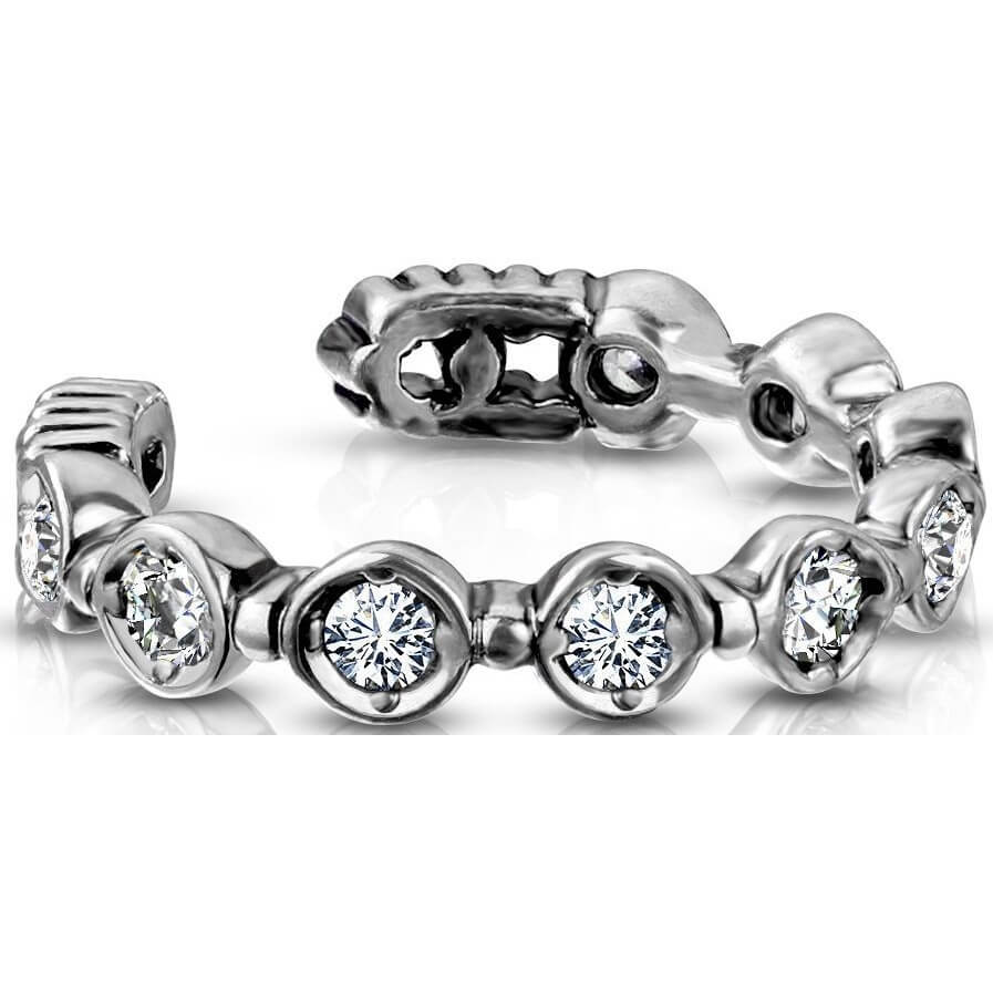 Earcuff Ear Cuff 9 Zirkonia Biegbar