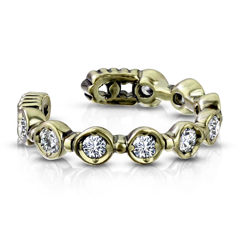 Earcuff Ear Cuff 9 Zirkonia Biegbar - Image 2