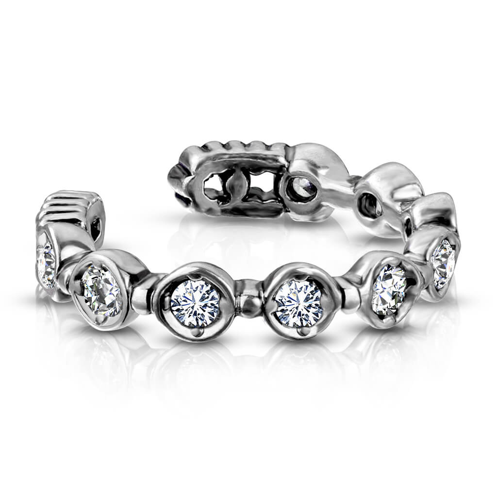 Earcuff Ear Cuff 9 Zirkonia Biegbar - Image 4