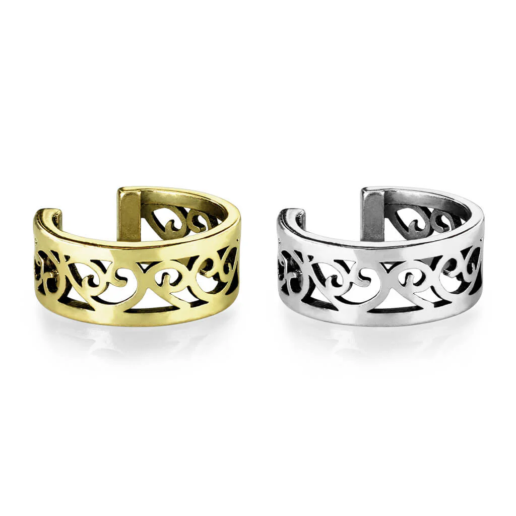 Earcuff Ear Cuff Herzen Biegbar - Image 4
