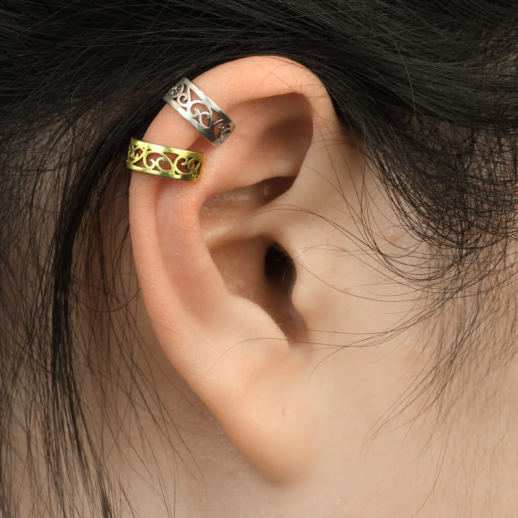 Earcuff Ear Cuff Herzen Biegbar - Image 5
