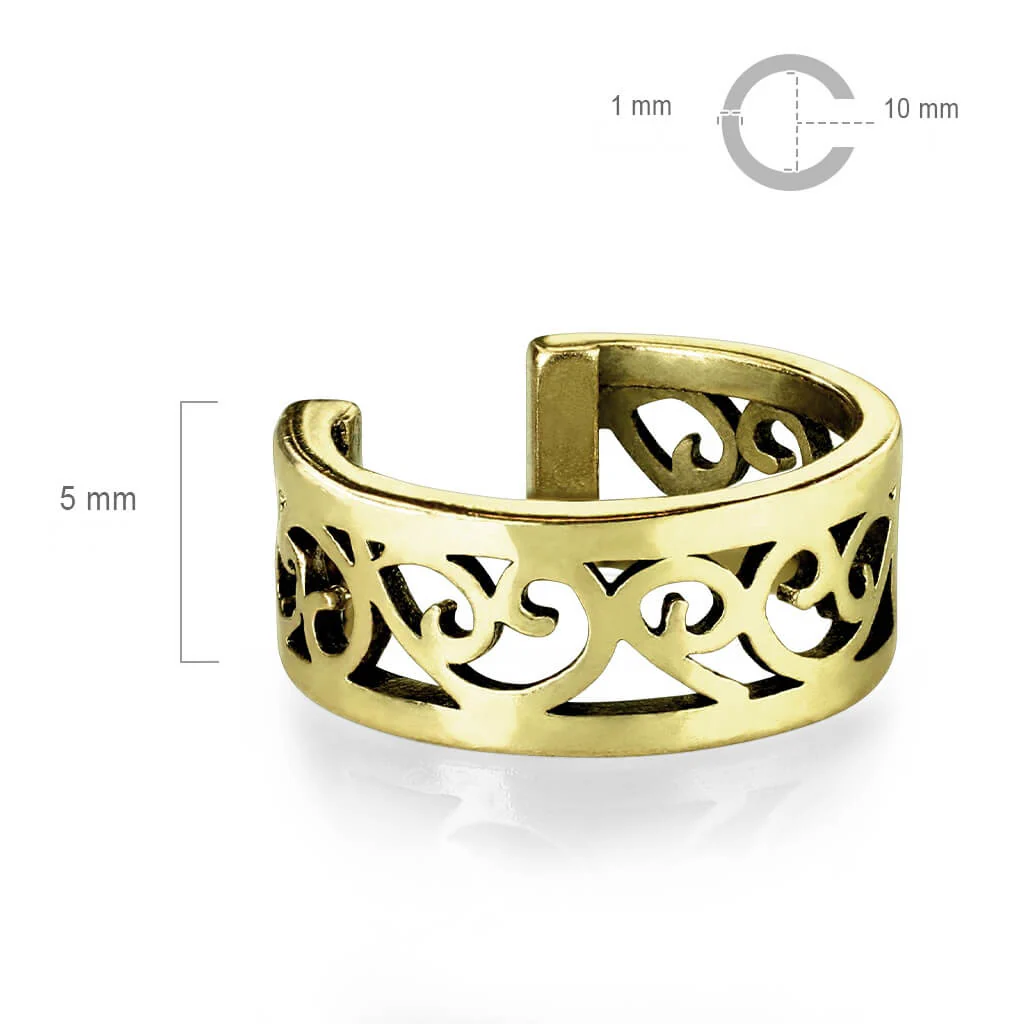 Earcuff Ear Cuff Herzen Biegbar - Image 7