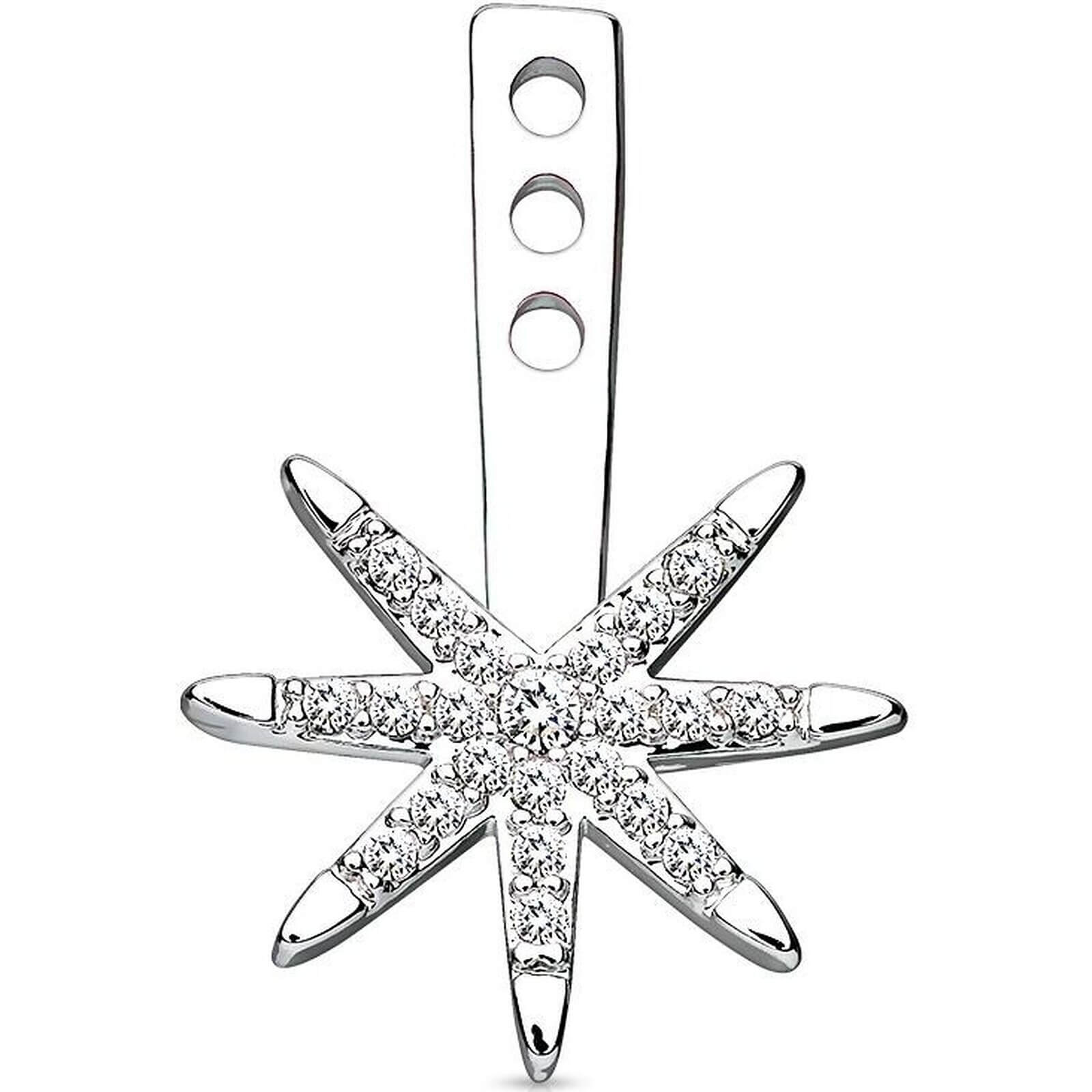 Anhänger Stern Zirkonia Silber