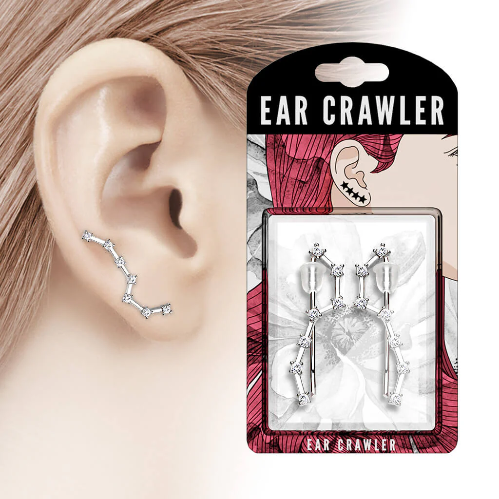 Ear Crawler Kette Zirkonia - Image 2
