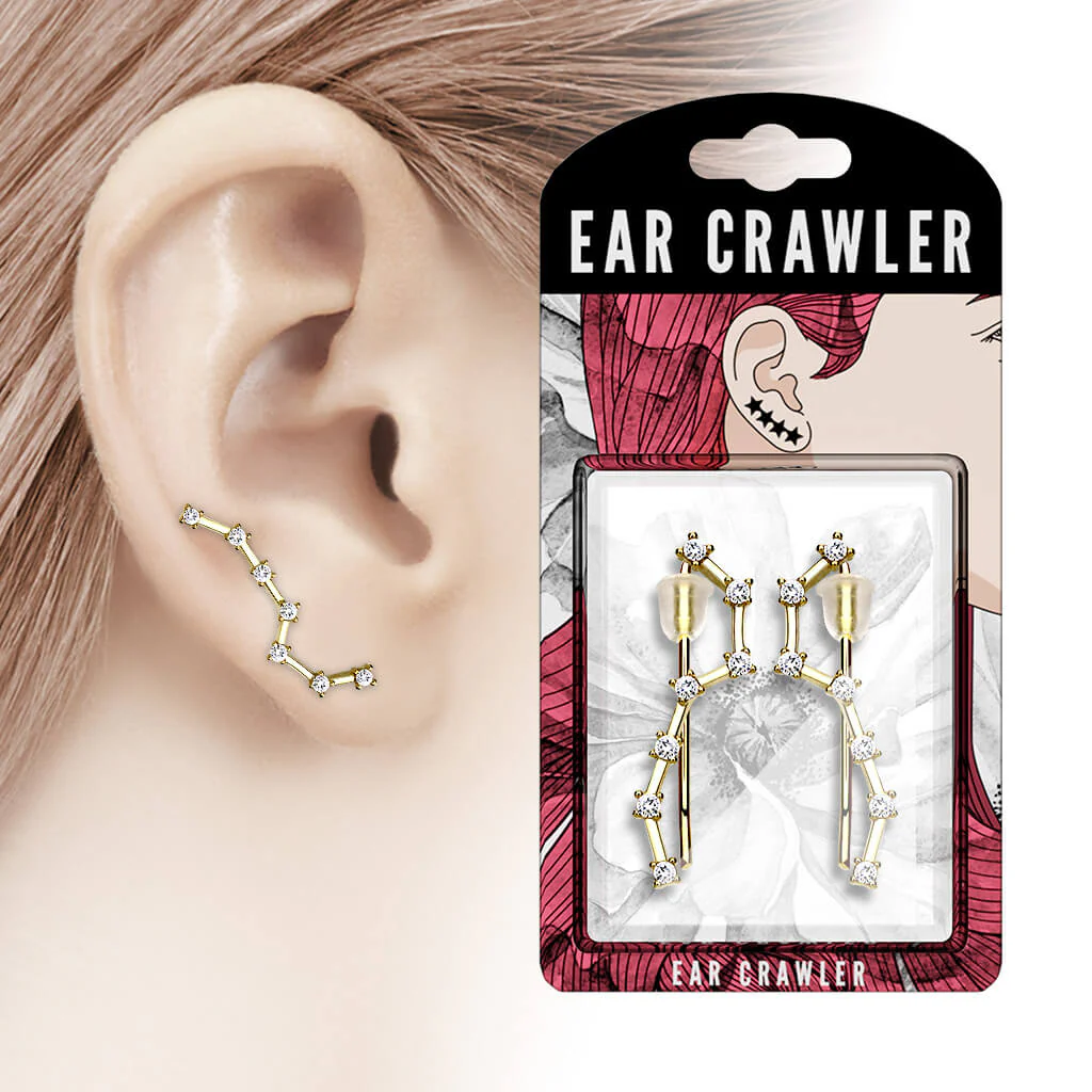 Ear Crawler Kette Zirkonia - Image 3