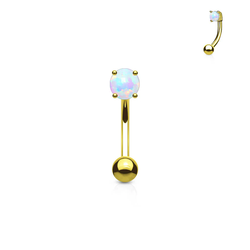 Augenbrauenpiercing Opal - Image 2