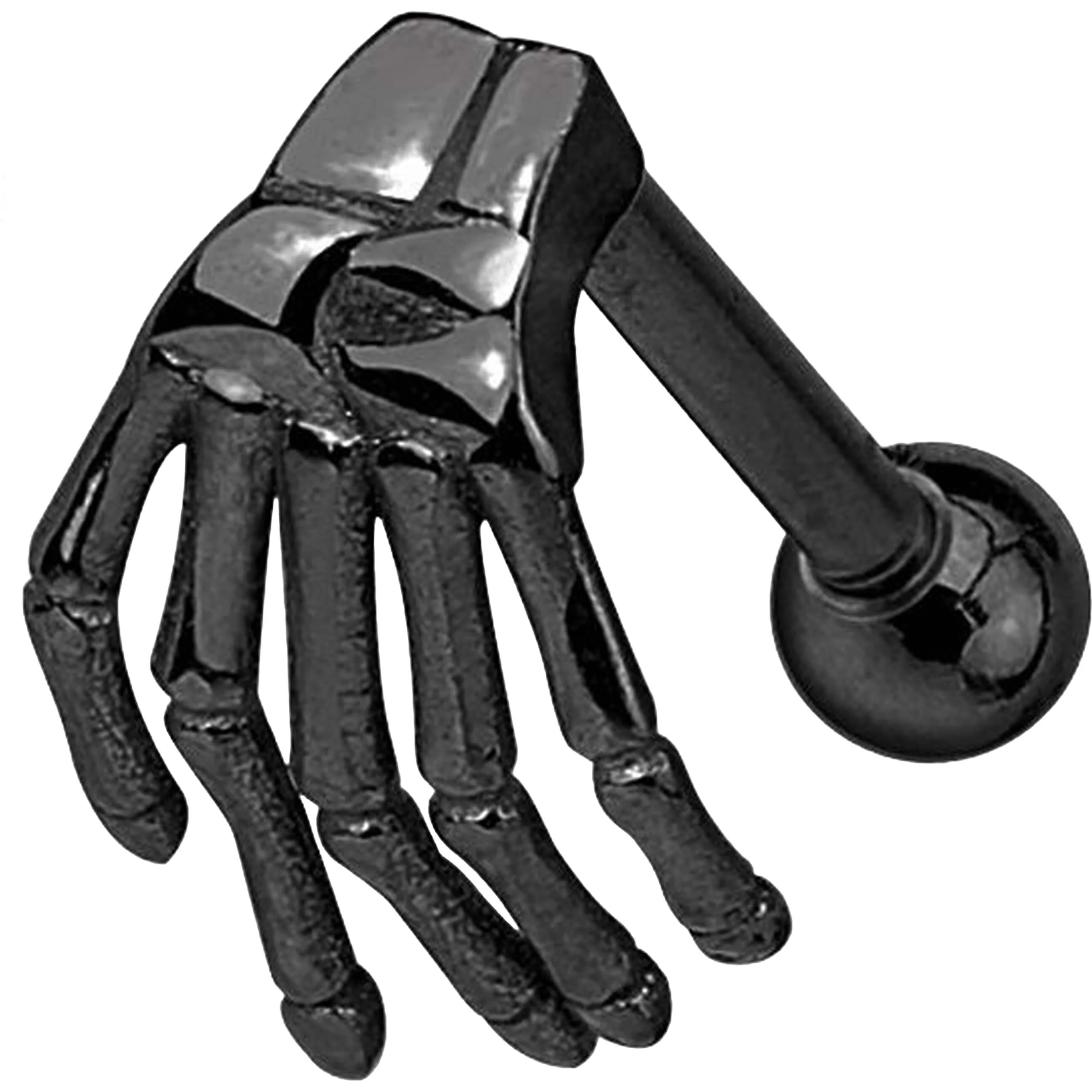 Augenbrauenpiercing Hand