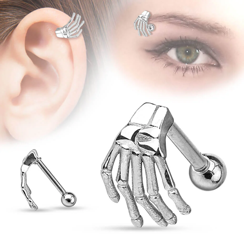 Augenbrauenpiercing Hand - Image 4