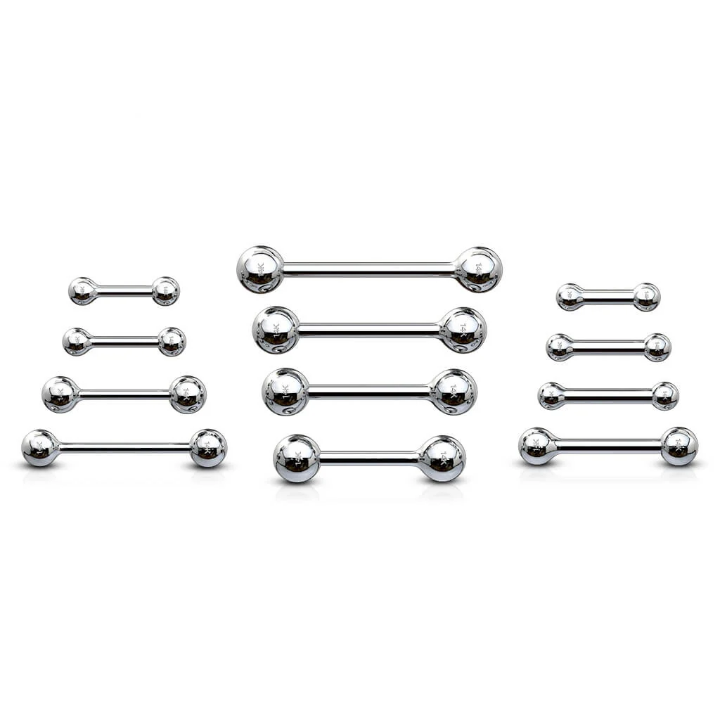 14 Karat Gold Barbell Kugel - Image 3