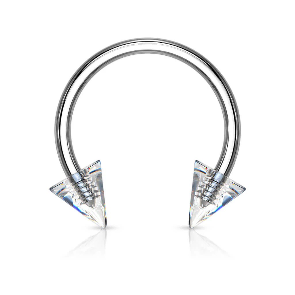 Hufeisen Piercing Acryl Stachel - Image 5