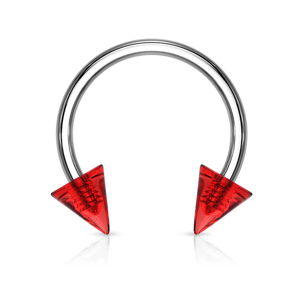 Hufeisen Piercing Acryl Stachel - Image 9