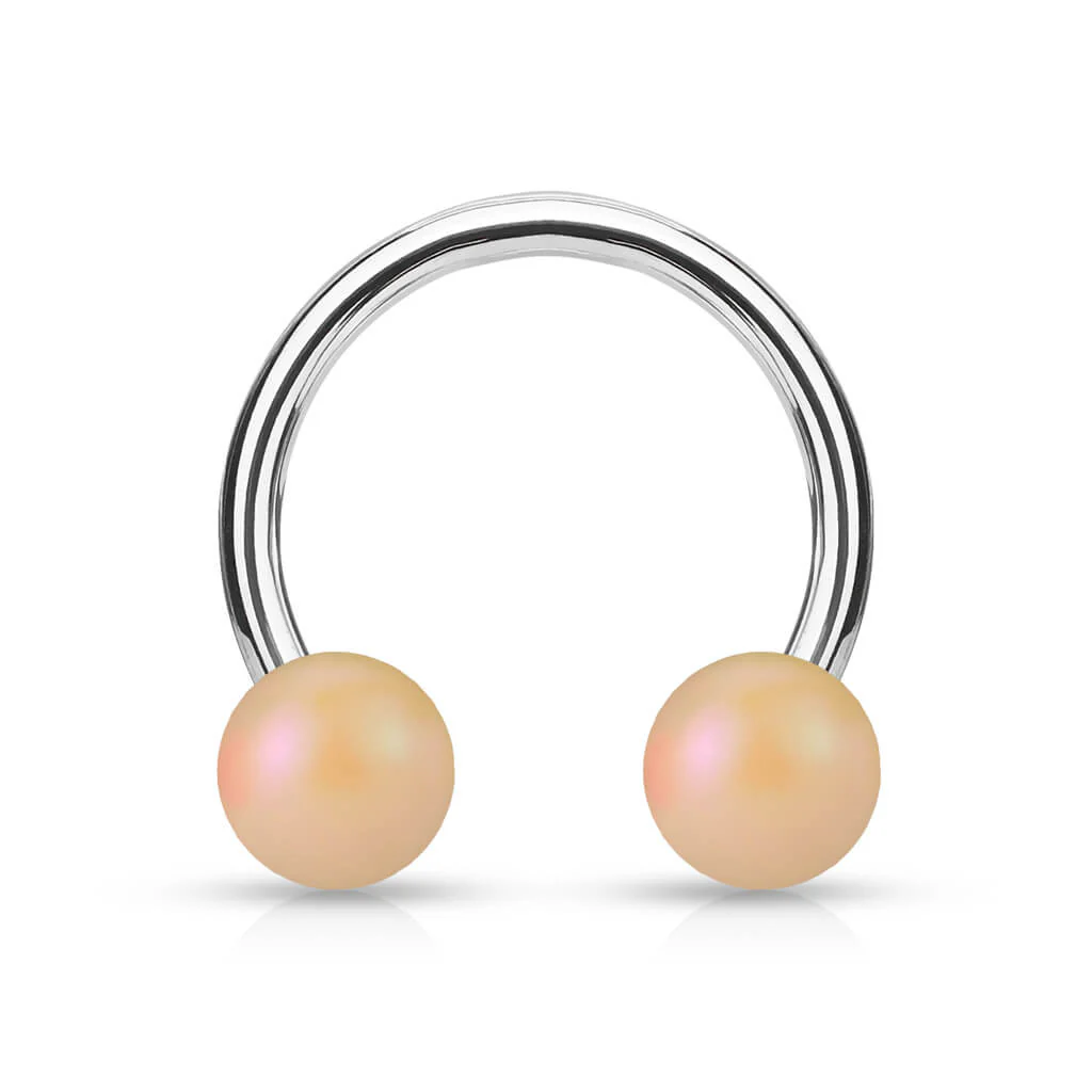 Hufeisen Piercing Kugel Perle - Image 6