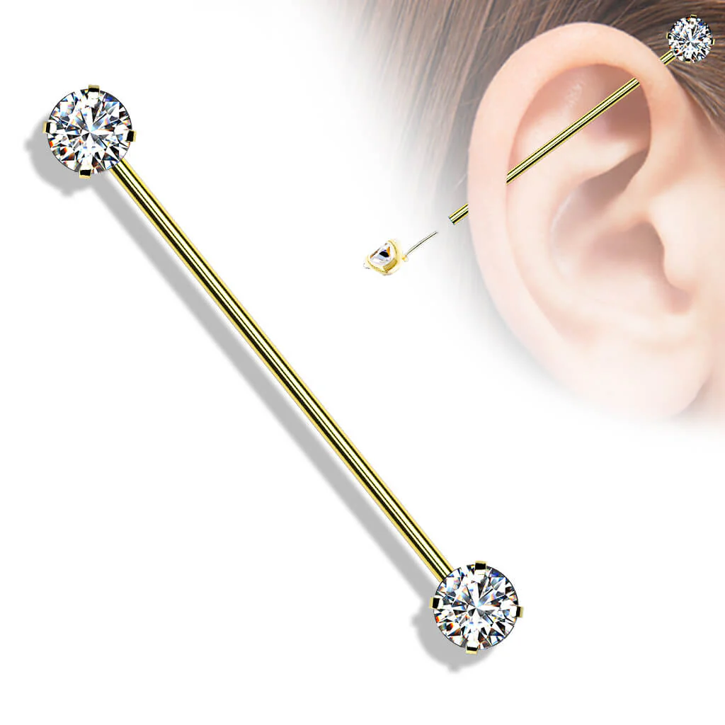 Industrial Barbell Zirkonia Push-In - Image 4
