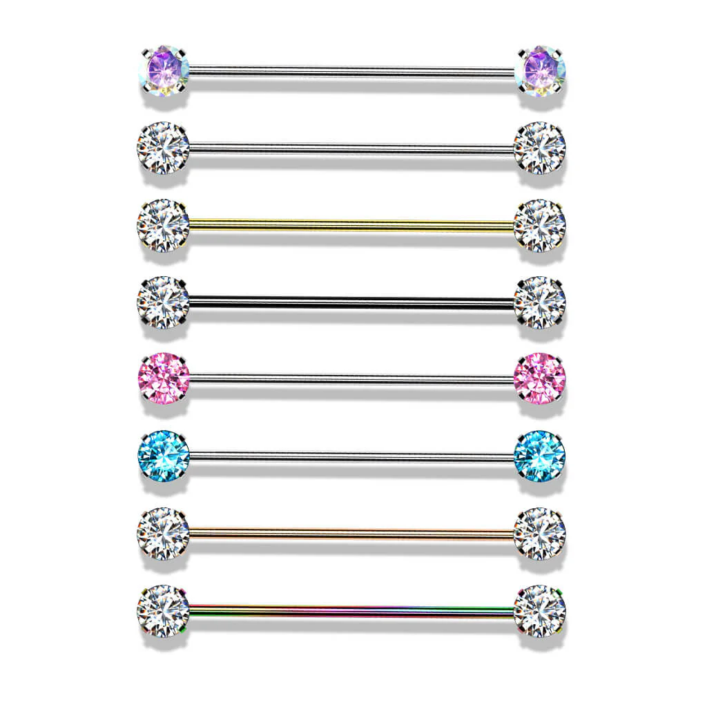 Industrial Barbell Zirkonia Push-In - Image 5
