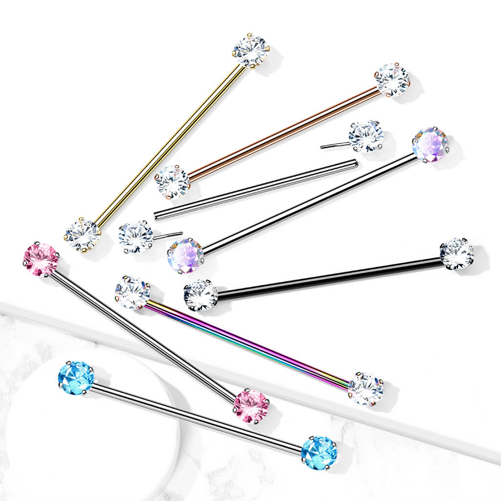 Industrial Barbell Zirkonia Push-In - Image 9