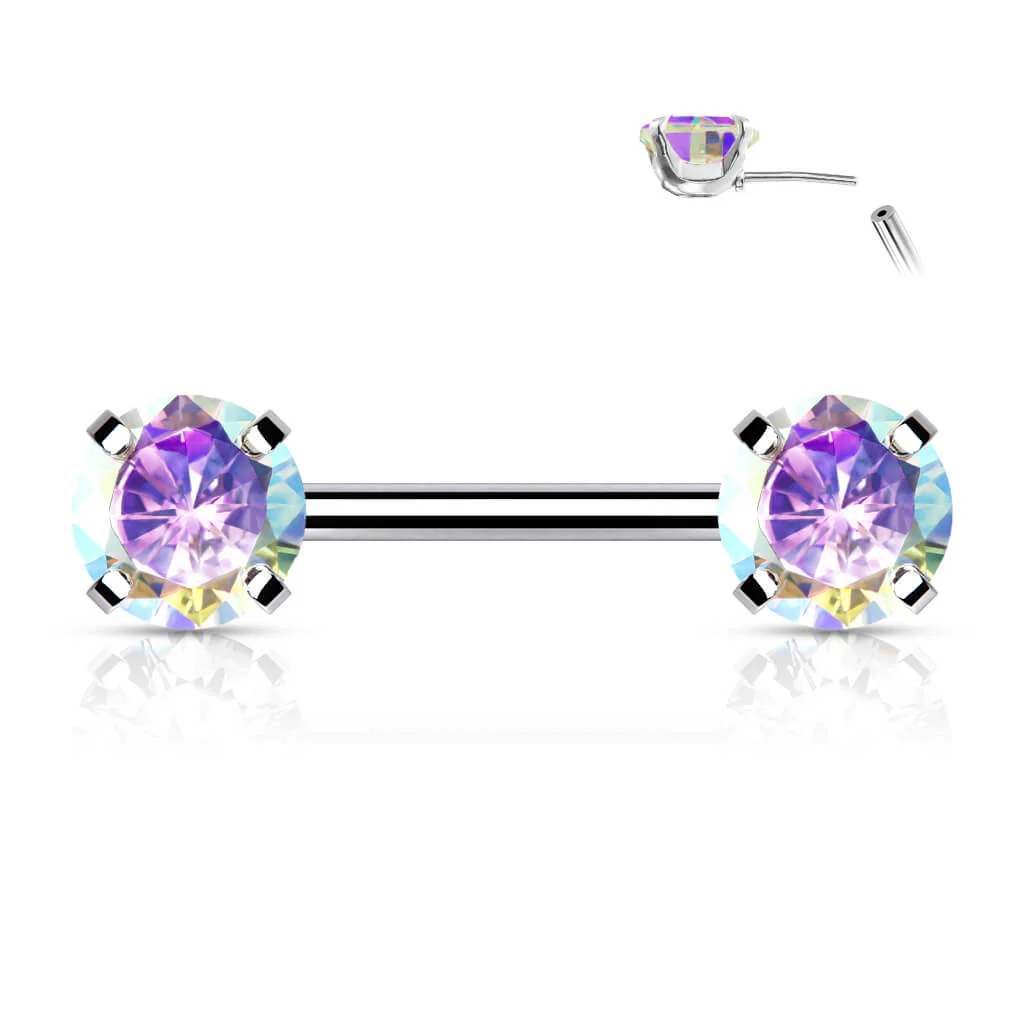 Nippelpiercing Zirkonia Push-In - Image 2