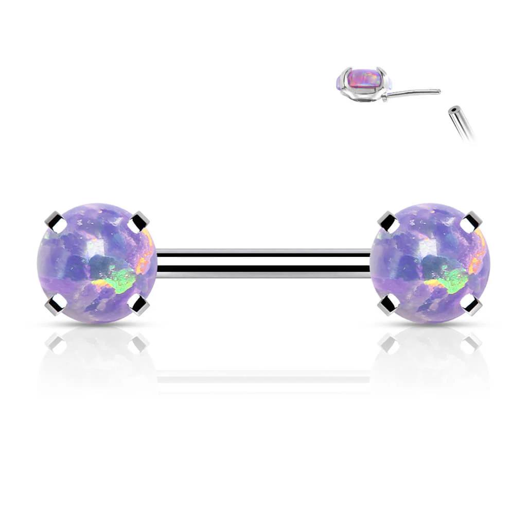 Nippelpiercing Opal Push-In - Image 10