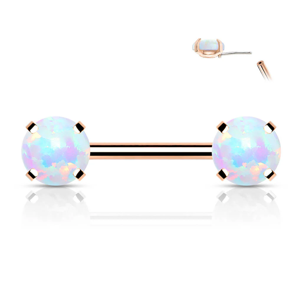 Nippelpiercing Opal Push-In - Image 4