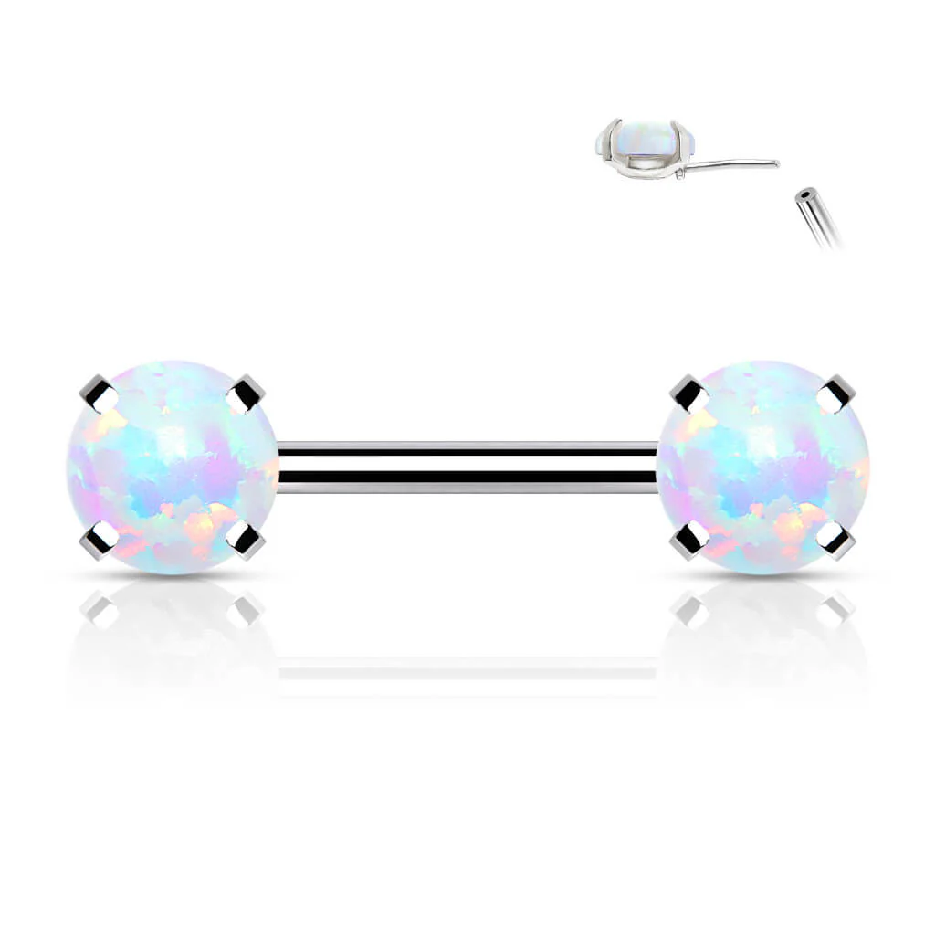 Nippelpiercing Opal Push-In - Image 8