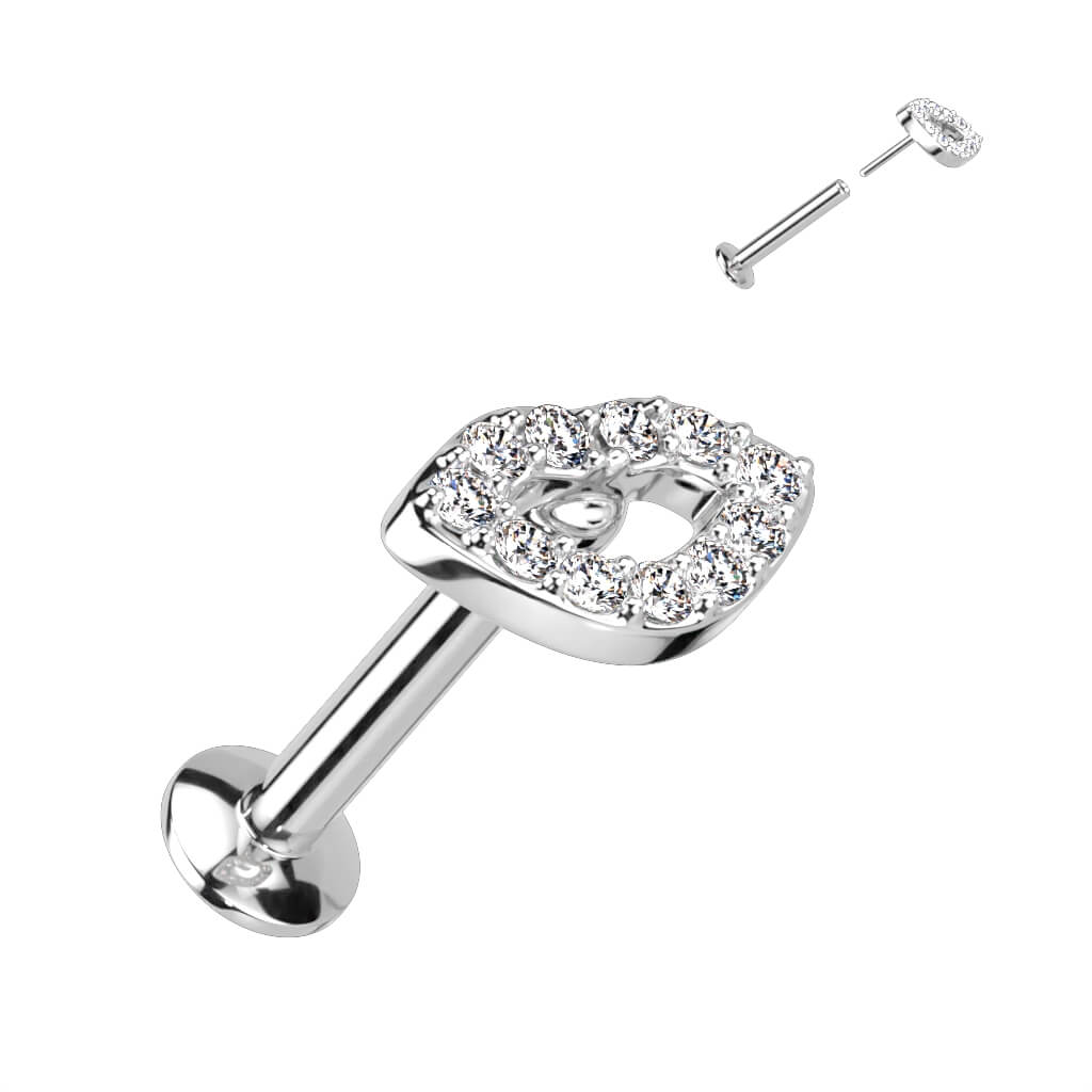 Labret Lippe Zirkonia Push-In - Image 2