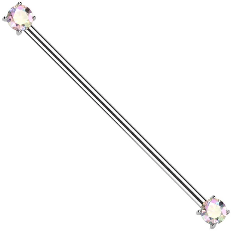 Titan Industrial Barbell Krappenfassung Zirkonia Push-In - Image 3