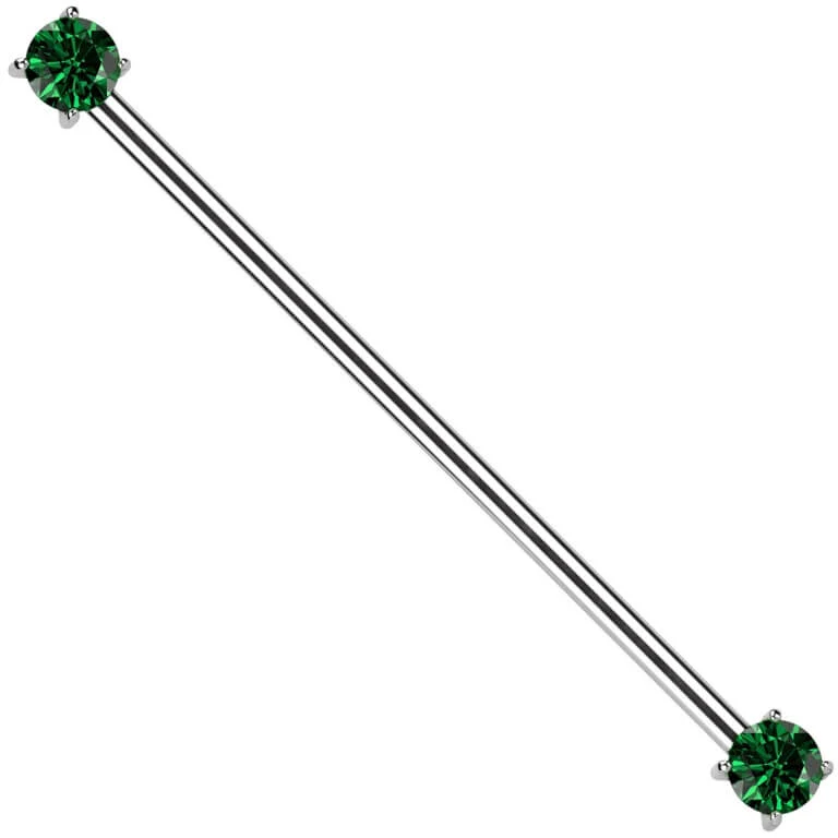 Titan Industrial Barbell Krappenfassung Zirkonia Push-In - Image 6