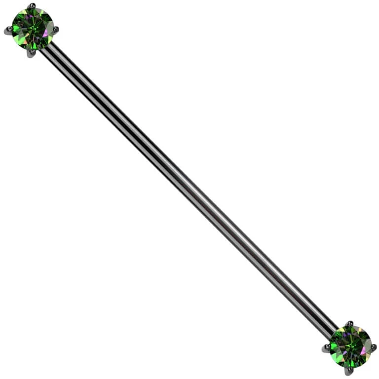 Titan Industrial Barbell Krappenfassung Zirkonia Push-In - Image 9