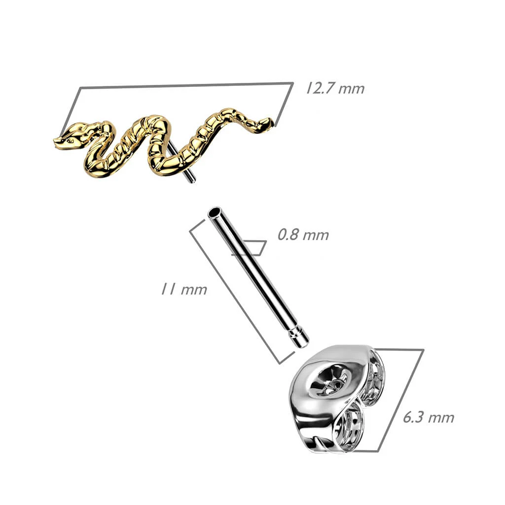 Titan Ohrstecker Schlange - Image 5