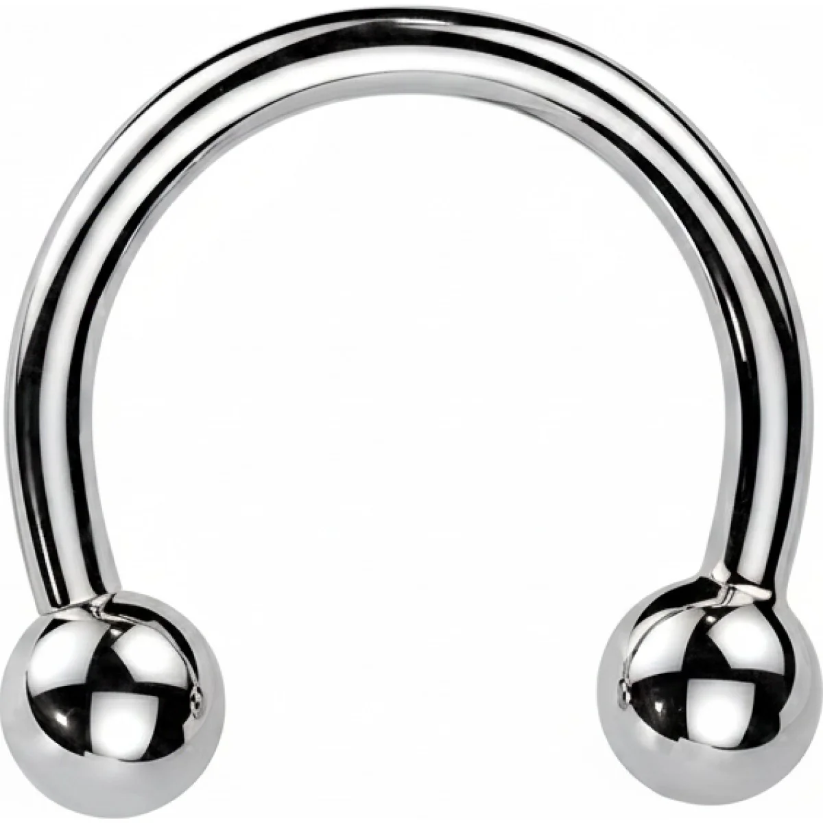 Titan Hufeisen Piercing eine feste Kugel Push-In