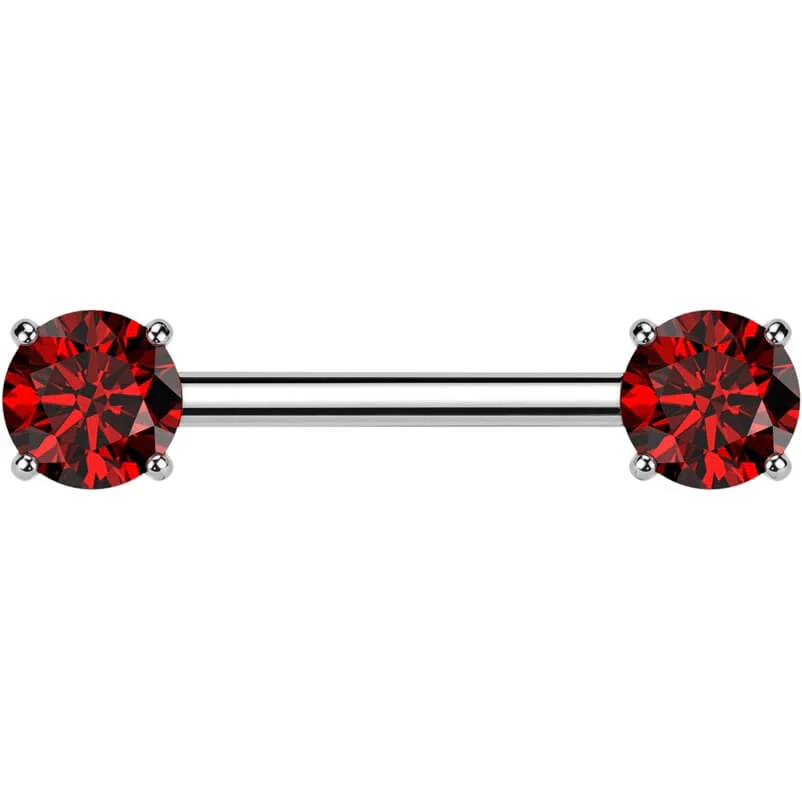Titan Nippelpiercing Zargenfassung Zirkonia Push-In - Image 10
