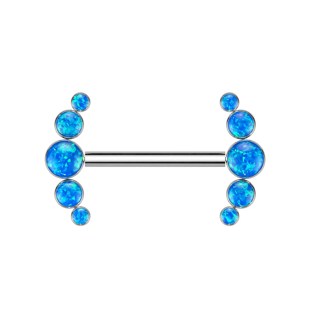 Titan Nippelpiercing 5 Opal Push-In - Image 3