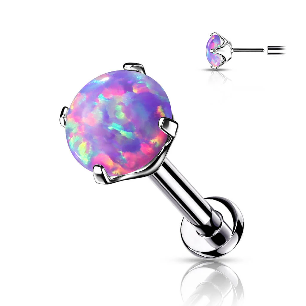 Titan Labret Opal Silber Push-In - Image 7