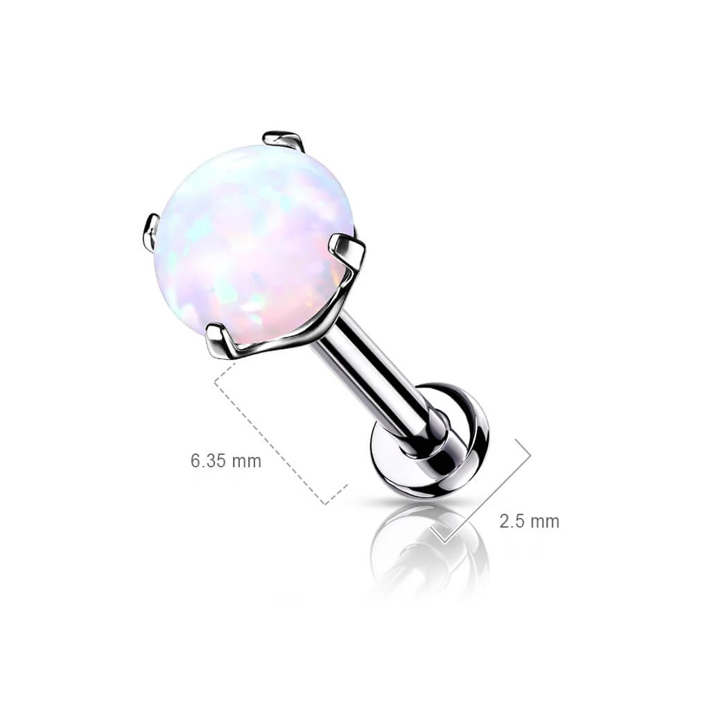Titan Labret Opal Silber Push-In - Image 9